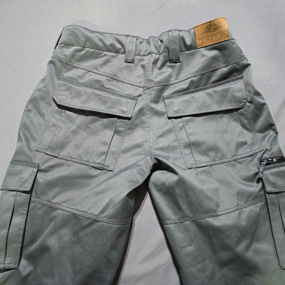 Aperture Snowboard Pants Mens Large Grey 10K Waterproof Technical Cargo - Picture 6 of 6